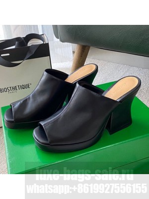 Bottega Veneta Stack Mules Black  2021 Collection