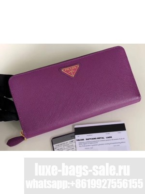 Prada Leather Zip Around Wallet 1ML506 03