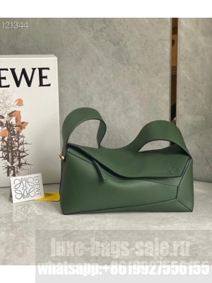 Loewe Original Leather Bag LE10188 blackish green