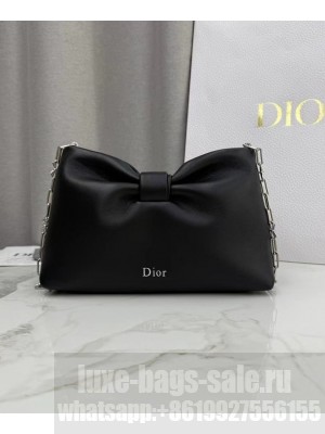 Christian Dior Mini Dior Bow Handbag Black