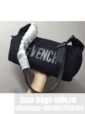 Givenchy Nylon Bum Bag 9626 Black/Gray Logo