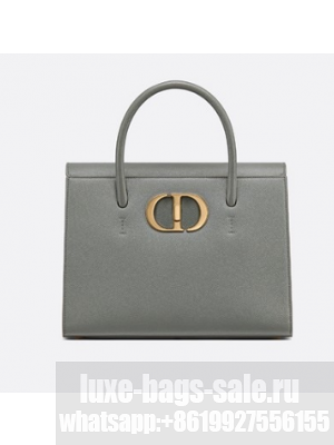 DIOR LARGE ST HONORE TOTE Grained Calfskin M9306UBAE gray