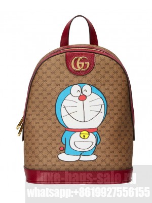Gucci X Doraemon Small Backpack 647816 Red