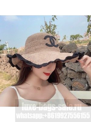 Chanel Raffia Brim hat 2022 CH109