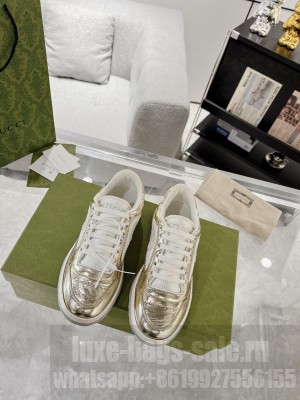 Gucci MAC80 Unisex Sneakers in Leather and Fabric 2023 05