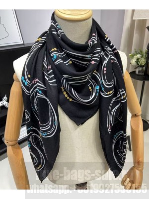 Chanel Women's COCO Print Square Scarf