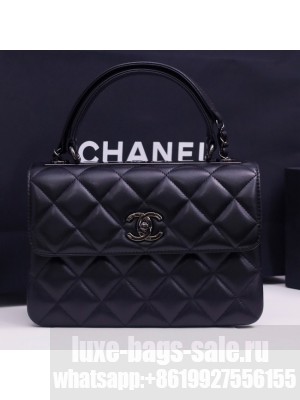 CHANEL small Flap Bag With Top Handle 92236-1