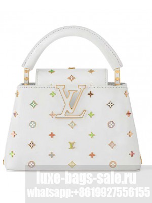 Louis Vuitton LV x TM Capucines Mini M14165 White