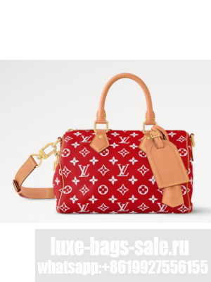 Louis Vuitton NEW Speedy P9 Bandouliere 25 M11561 red