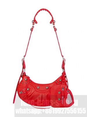 Balenciaga Le Cagole XS Shoulder Bag Red