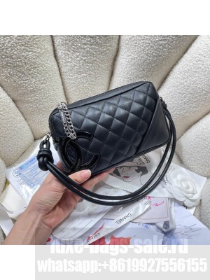 Chanel TOP HANDLE BAG AS8015 black