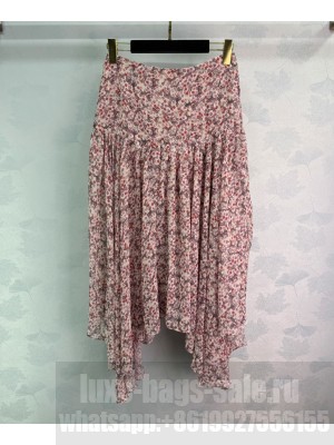 Chanel Women's Pleated Skirt Pink