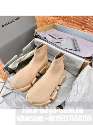 Balenciaga Speed 2.0 Knit Sock Sneakers Spring/Summer 2021 Collection, Tan