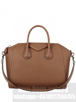 Givenchy Antigona Leather Large Duffel Light Coffee