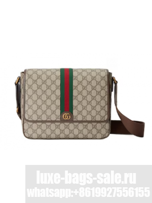 Gucci OPHIDIA MEDIUM MESSENGER BAG 761741 BROWN