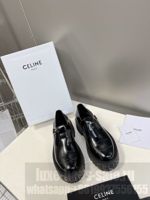 CELINE BULKY TRIOMPHE PERFORATED BABIES IN METALIZED CALFSKIN 05