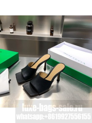 Bottega Venta Leather mules with a squared sole heel 9cm 2021 Collection 11