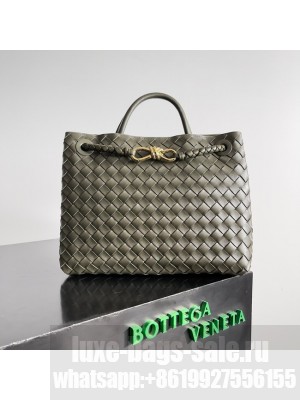 Bottega Veneta Medium Andiamo 766016 dark green