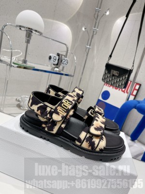 Christian Dior DiorAct Mizza Sandal Flat Calfskin 07 2022 Collection