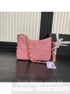 Chanel HOBO HANDBAG AS5177 pink