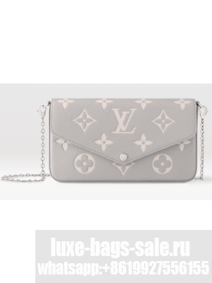 Louis Vuitton Felicie Pochette M14227 Brume & Quartz