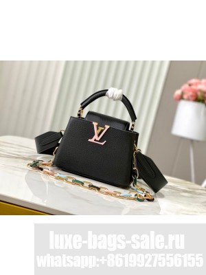 Louis Vuitton Capucines Mini M21798 black