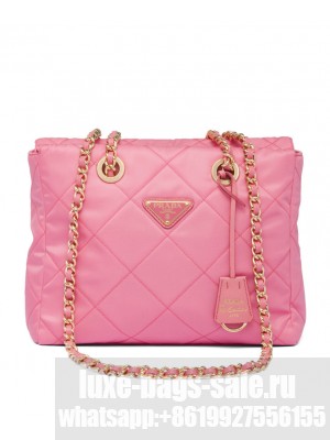 Prada Re-Nylon Tote Bag 1BG468 Peachblow