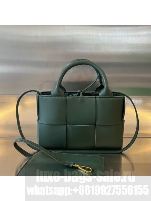 Bottega Veneta Candy Arco Tote Bag 729029 Dark Green