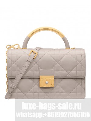 Christian Dior Medium Dior Ange Bag Gray