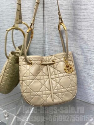 Dioriviera Medium Dior Nolita Bag Calfskin M2312UB Apricot