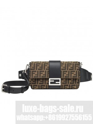 Fendi Baguette Fabric Bag 7VA472 Black