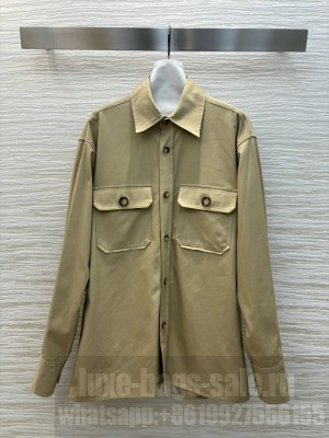 YSL Women's Cotton Jacket Beige