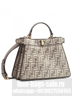 Fendi Peekaboo ISeeU Small 8BN327 Gray