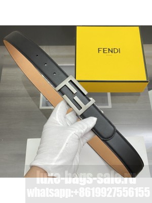 Fendi 35mm Eversible Belt FF buckle with stud closure 2021 Collection