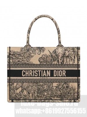 Christian Dior Medium Dior Book Tote Apricot