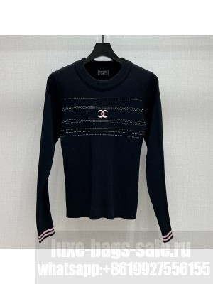 Chanel Wool Sweater CH121704 Black 2024