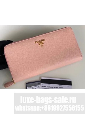 Prada Leather Zip Around Wallet 1ML506 08