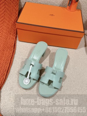 Hermes Heel 5cm Oasis Slipper Sandals 03