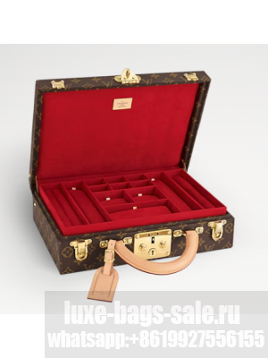 Louis Vuitton Jewelry vanity M20076 red