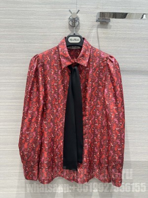 MaxMara Printed silk shirt
