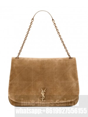 Saint Laurent Large Jamie 4.3 In Suede Fawn