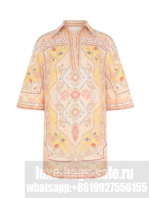 Zimmermann Women's Wylie Tunic Dress Dark Yellow