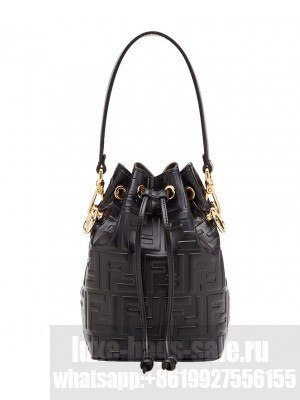 Fendi Mon Tresor Leather Mini Bag 8BS010 Black