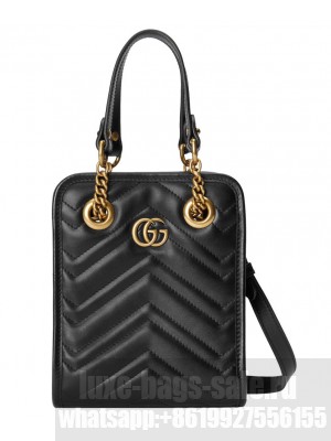 Gucci GG Marmont Matelasse Mini Bag Black