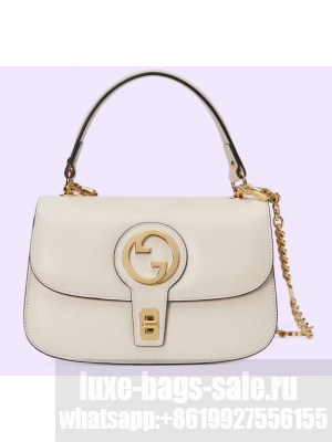 GUCCI BLONDIE TOP-HANDLE BAG 735101 white