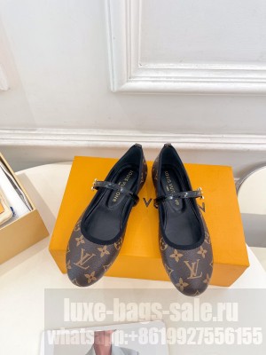 Louis Vuitton Romy Flat Ballerina Monogram Brown