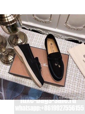 Loro Piana Open Walk Suede Booties