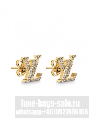 Louis Vuitton Women's LV Iconic Earrings Golden