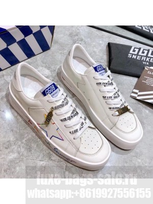 Golden Goose Graffiti White Calfskin Sneaker Spring/Summer 2021 Collection 27