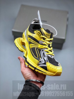 Balenciage X-Pander Unisex Sneaker in yellow, grey and black mesh and nylon 2022